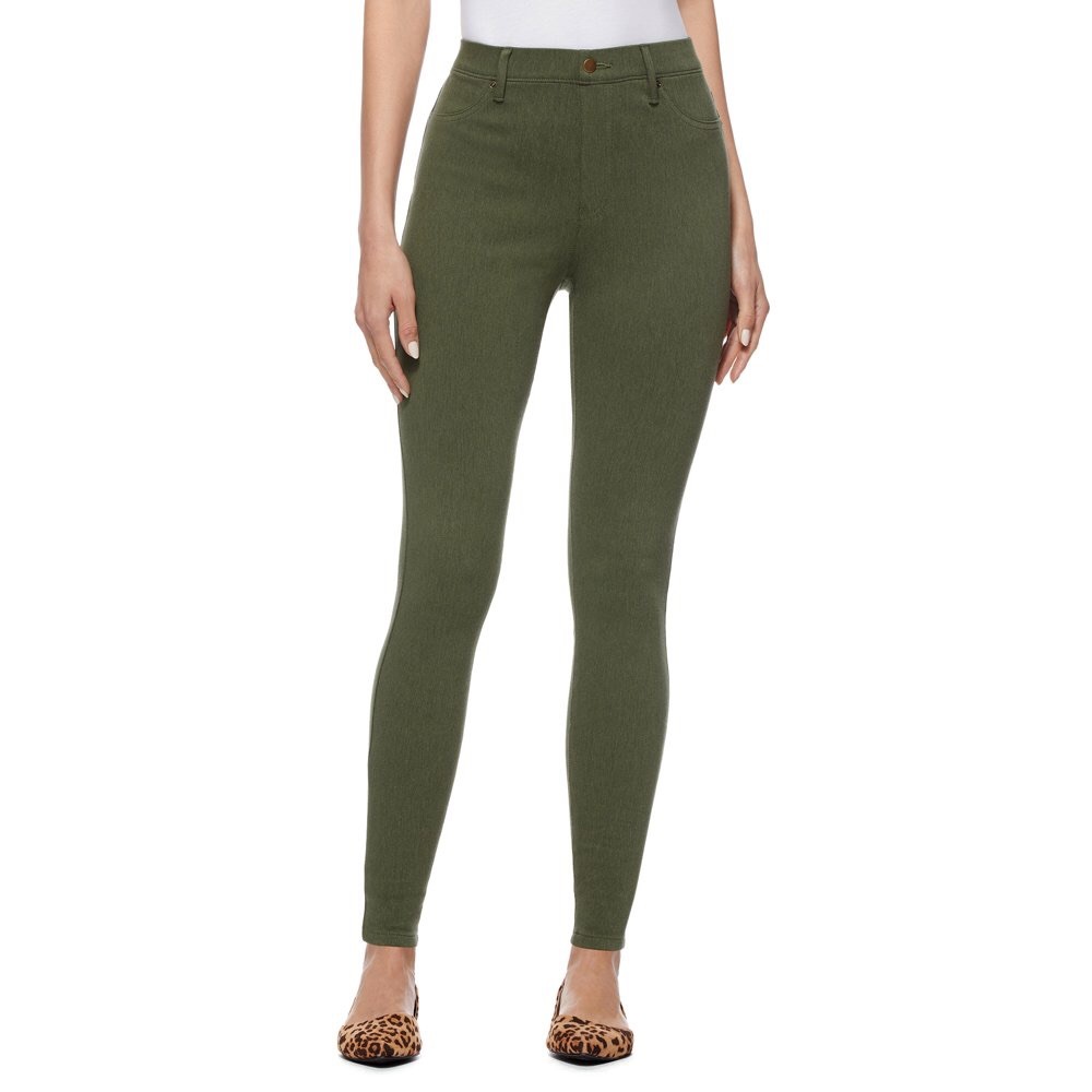Time and Tru green stretch jeggings